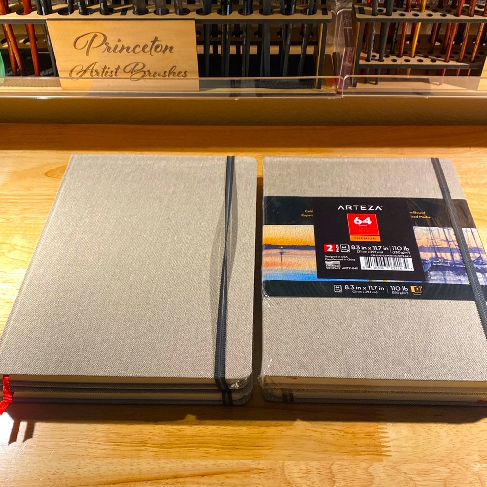 ARTEZA - Premium 2 pack Watercolor Book (lot 4 books)